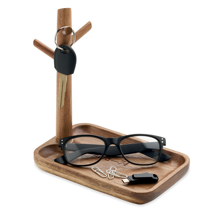 Acacia wood key tray holder Legno item picture 2