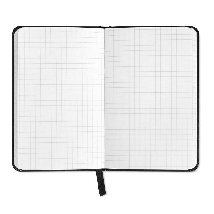 A5 notebook 96 squared sheets Nero item picture top