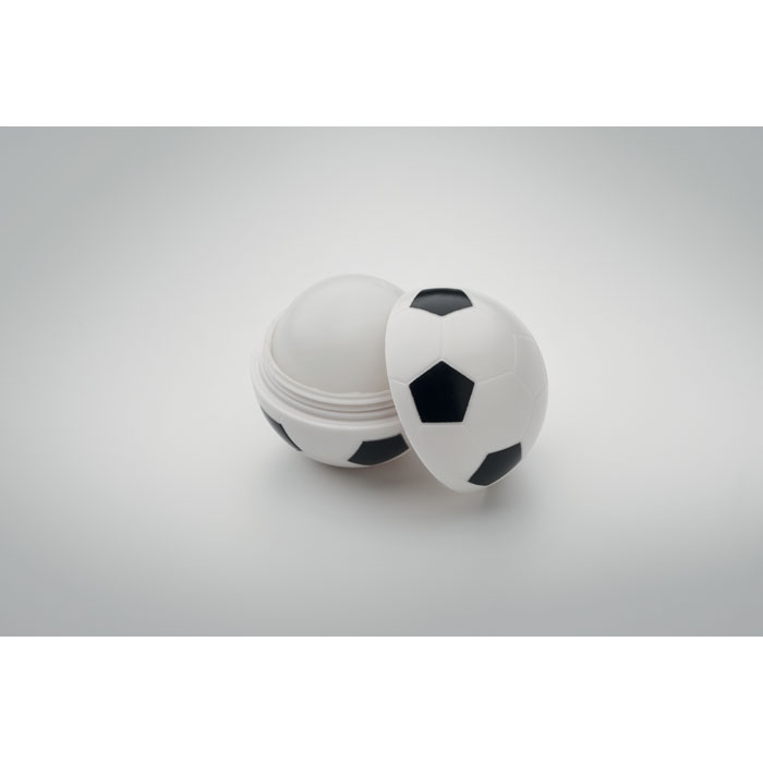 Lip balm in football shape Bianco/Nero item detail picture