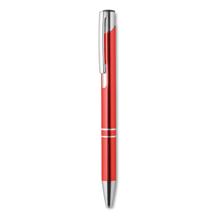 Push button pen with black ink Rosso item picture back