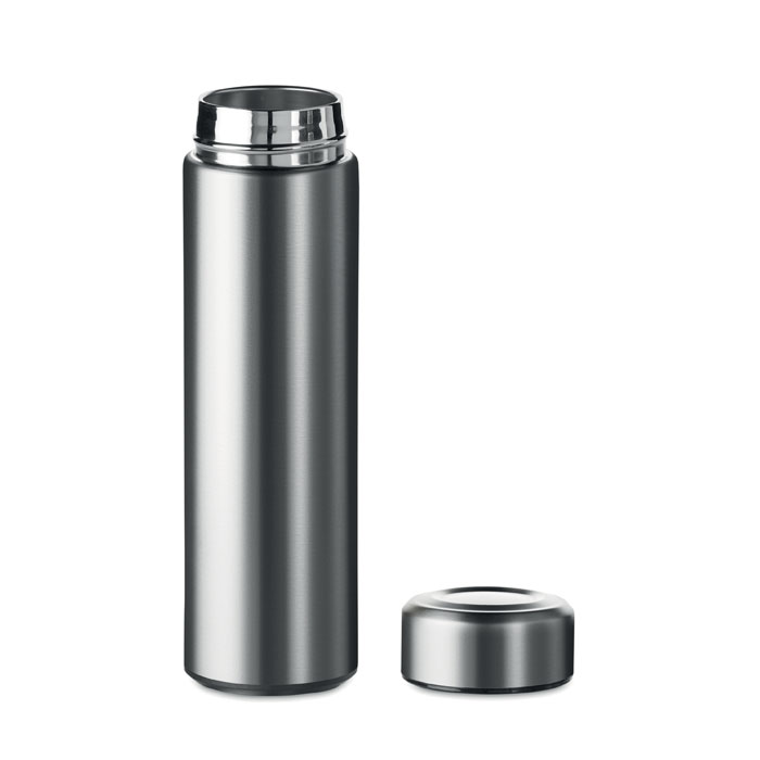 Double wall 425 ml flask Argento Opaco item picture open