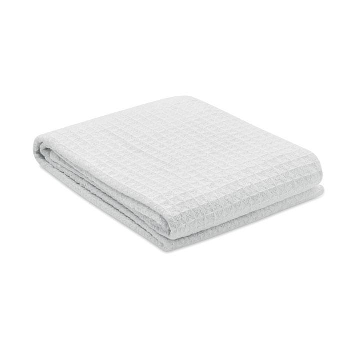 Cotton wafle blanket 350 gr/m² Bianco item picture front