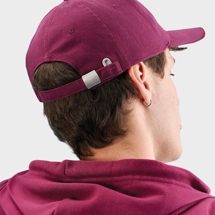 BUFFALO SIX PANEL CAP Burgundy item picture 2