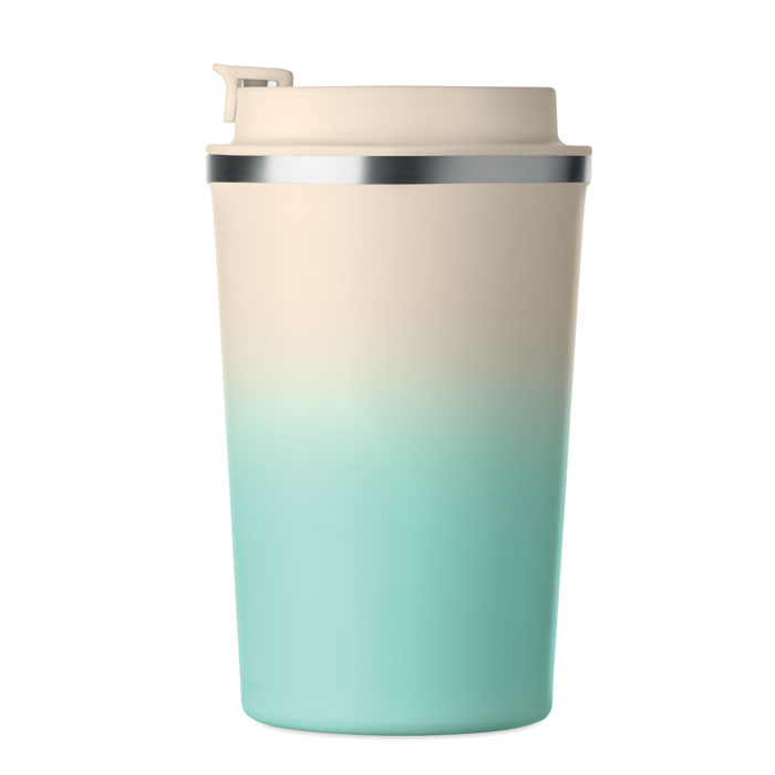 Bicchiere doppio strato 350 ml Verde Menta item picture 1