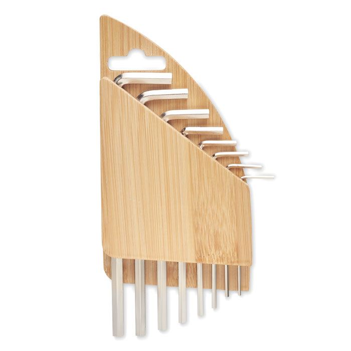 Set di chiavi esagonali in bamb wood item picture front