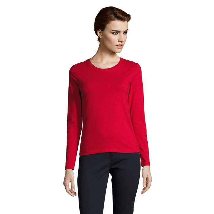 IMPERIAL LSL WOMEN T-SHIRT Rosso item picture front