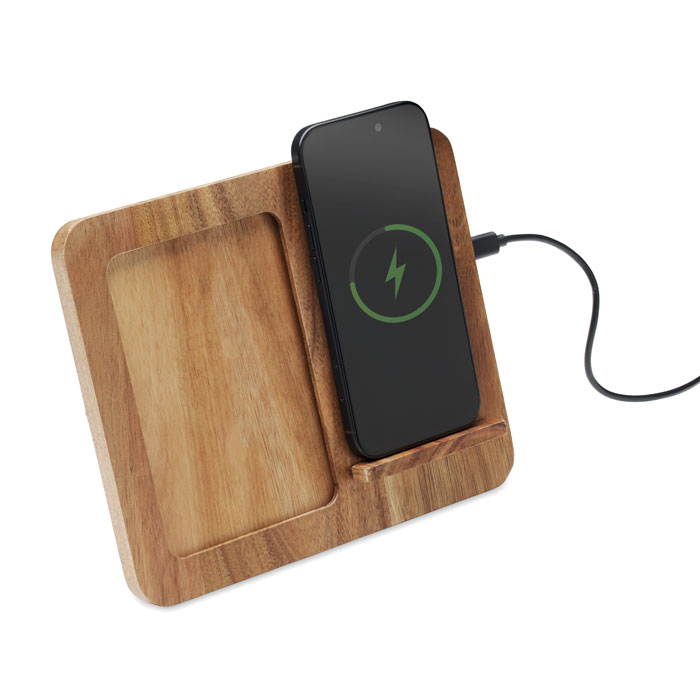 Acacia frame & charger 15W Legno item detail picture