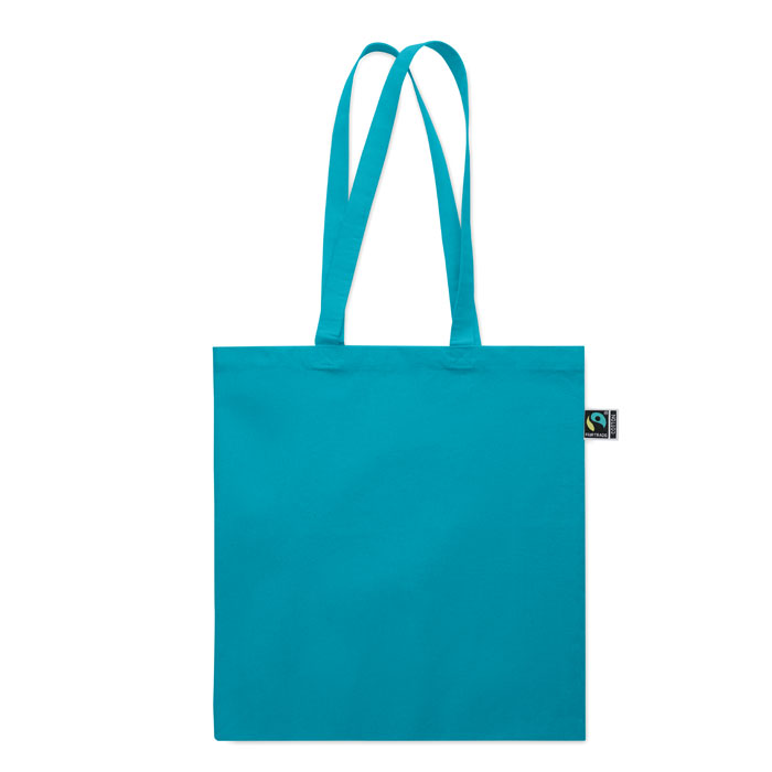 Shopper Fairtrade 180 gr Turchese item picture side