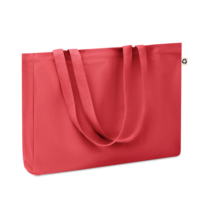 Borsa in tela riciclata 280 gr/ red item picture front