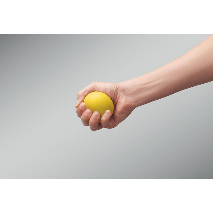 Antistress 'palla' in PU Giallo item picture back