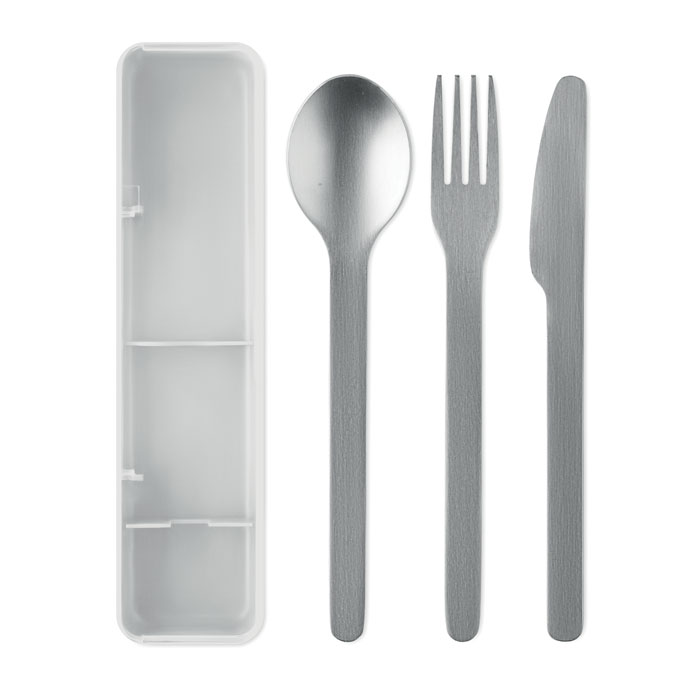 Set posate in acciaio inox Bianco item picture top