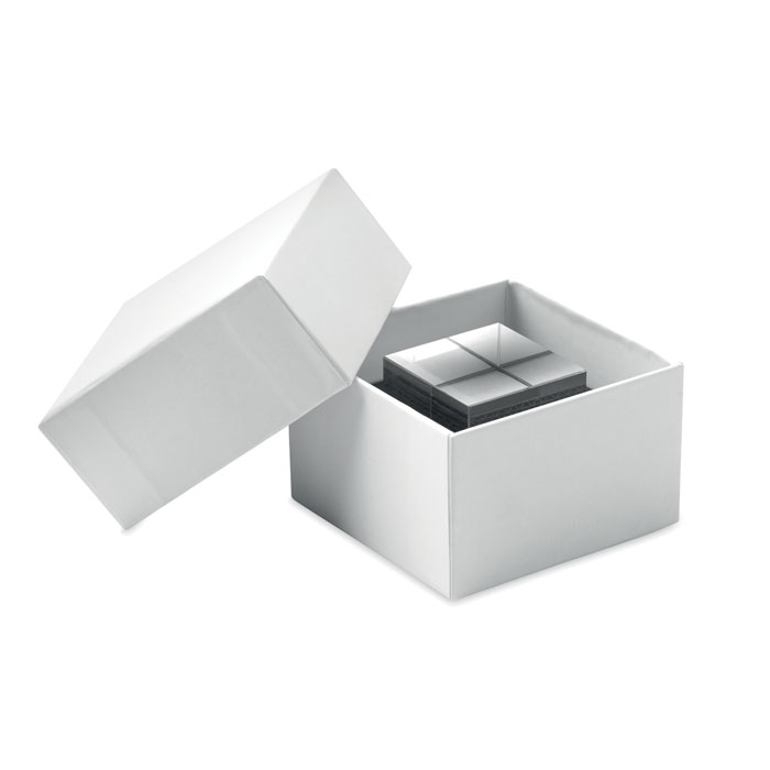 Glass cube award Trasparente item picture open