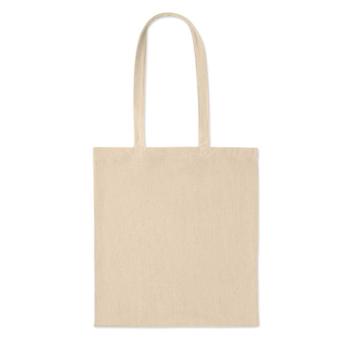 Corduroy shopping bag Beige item picture back