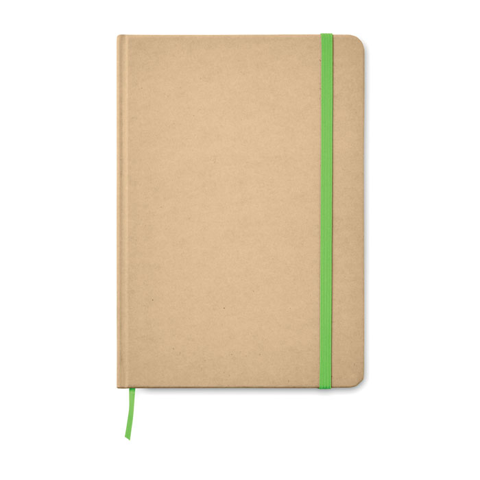 Notebook A5 riciclato lime item picture front
