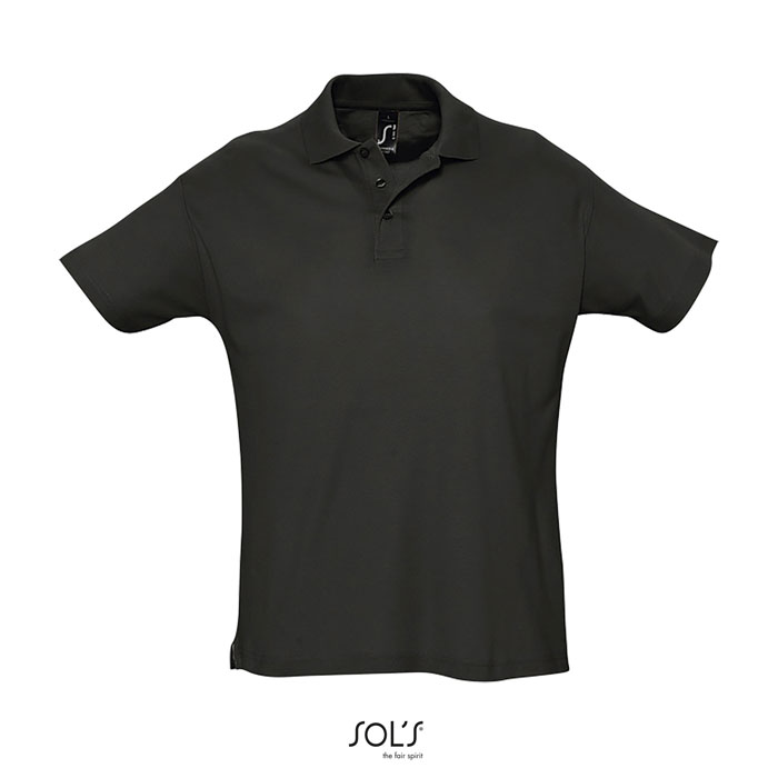 SUMMER II UOMO POLO 170g black item picture front