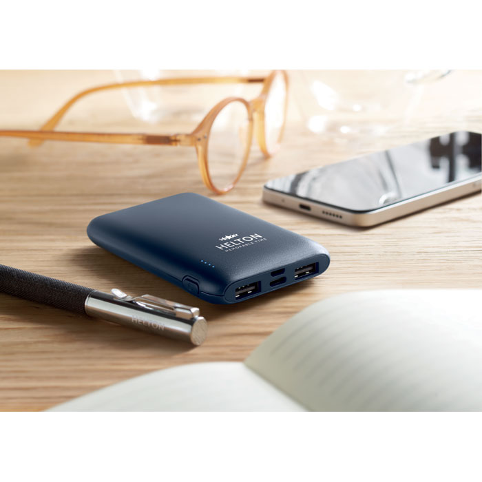 Power bank 5000 mAh Francese Navy item picture printed