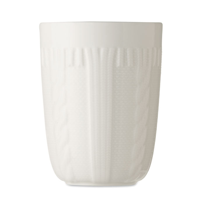 Ceramic mug 310 ml white item picture back