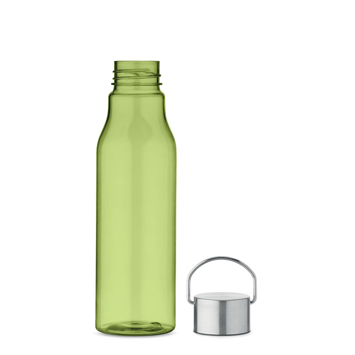 RPET bottle with PP lid 600 ml Lime Trasparente item picture back