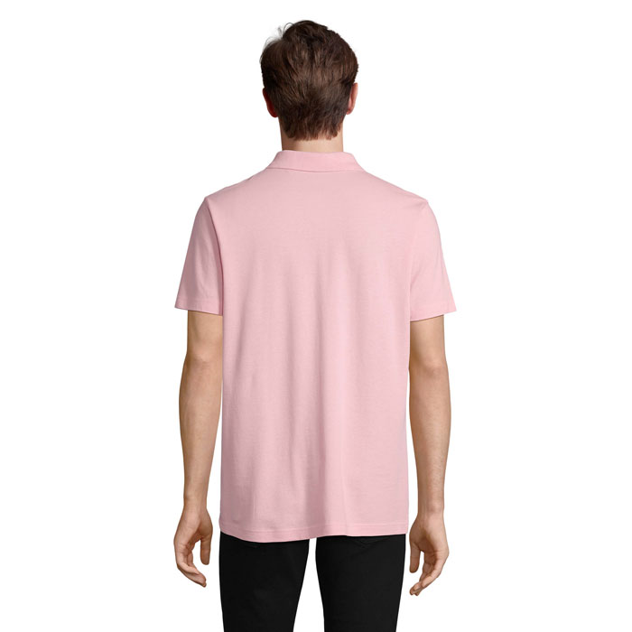 PULSE UNISEX POLO Rosa Caramella item picture back
