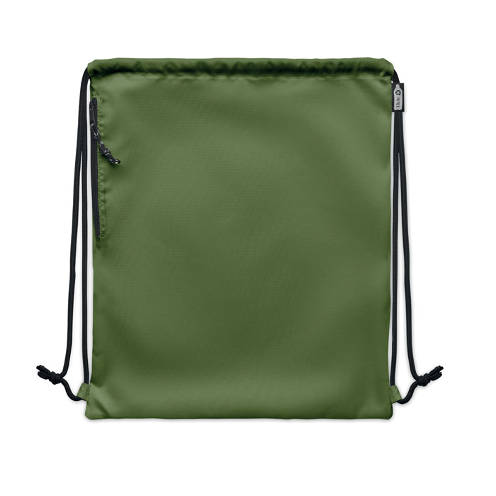 Sacca grande 300D RPET Verde Militare item picture back