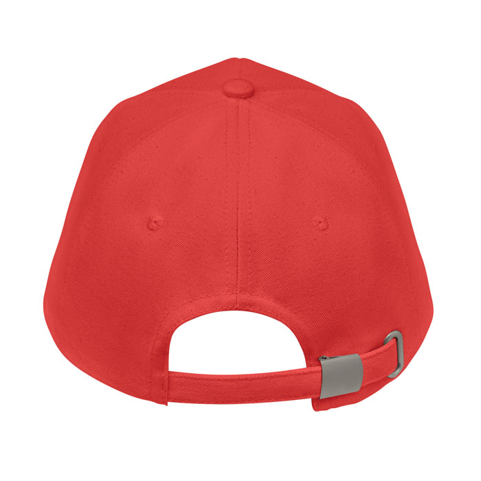 Organic cotton baseball cap Rosso item picture open
