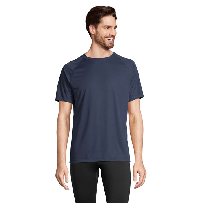 VORTEX RAGLAN T-SHIRT Blu Scuro Francese item picture front