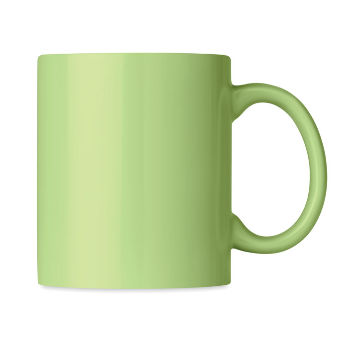 Coloured ceramic mug 300ml green item picture top