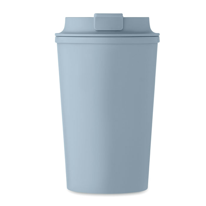 PLA double wall tumbler 350ml Petrolio item picture side