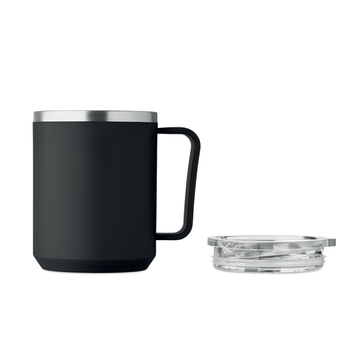 Tazza a doppio strat da 400 ml Nero item picture 2