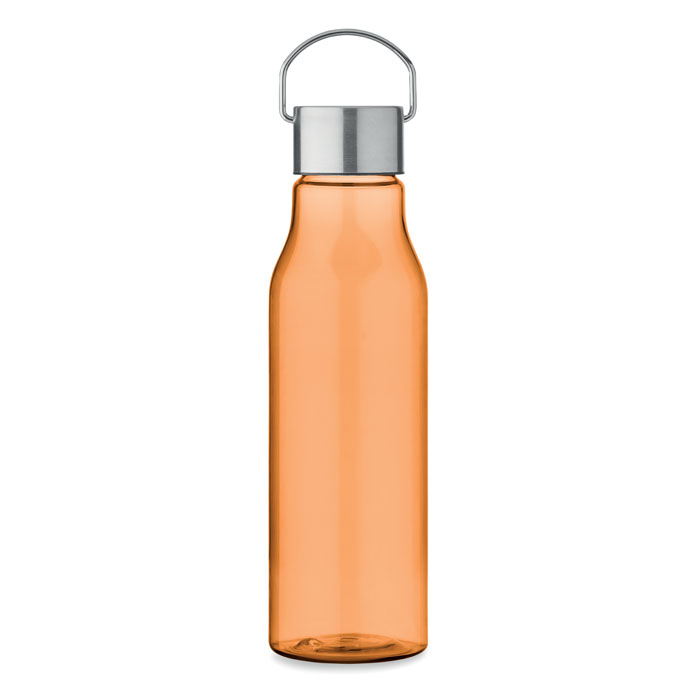 RPET bottle with PP lid 600 ml Arancio Trasparente item picture side