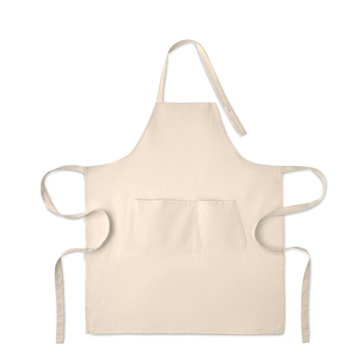 Organic cotton apron 240 gr/m² Beige item picture top