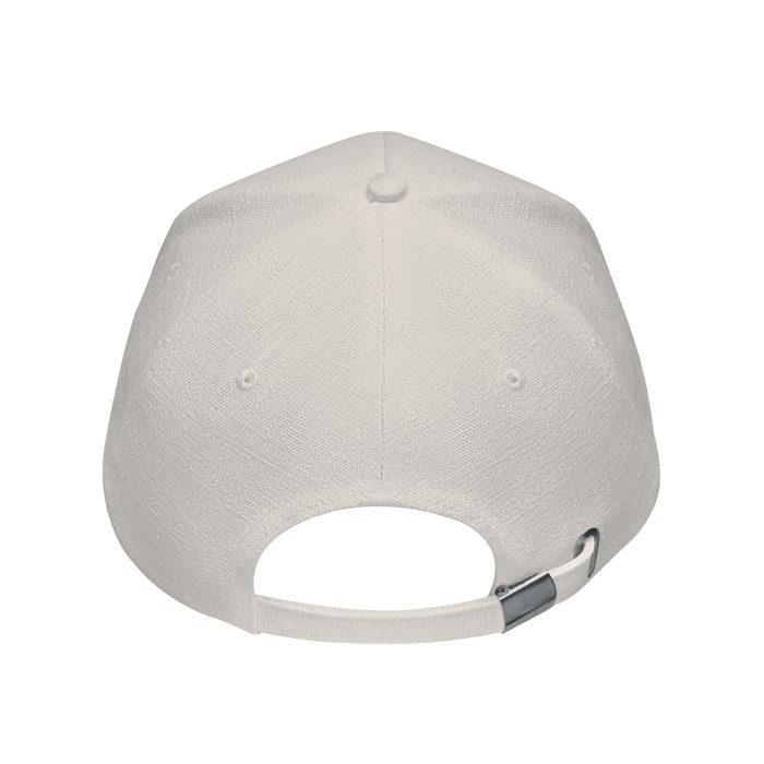 Cappellino da baseball in canap Beige item picture back