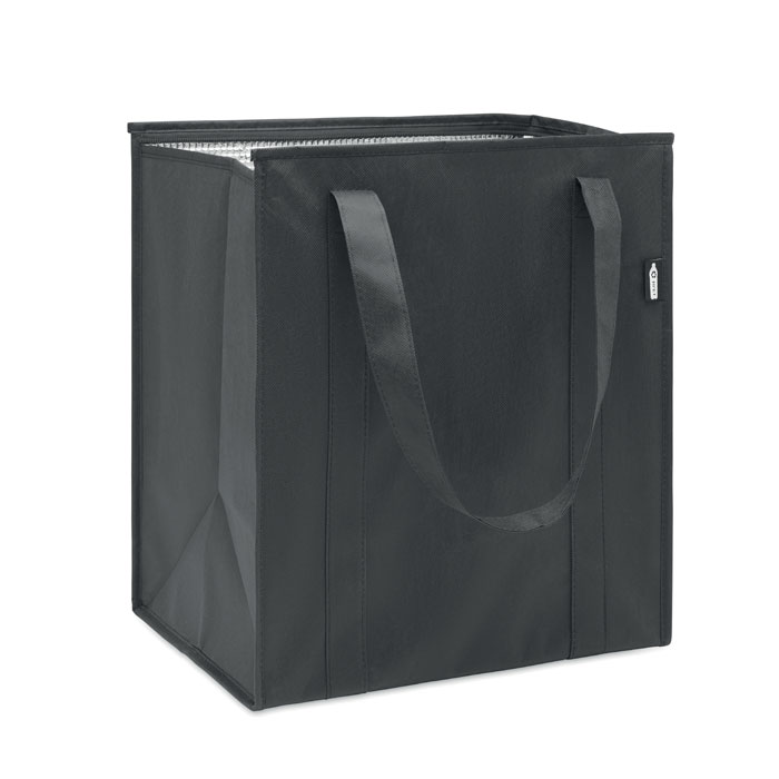 Non woven RPET cooler bag Nero item picture side