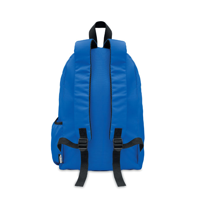 600D RPET polyester backpack Blu Royal item picture back