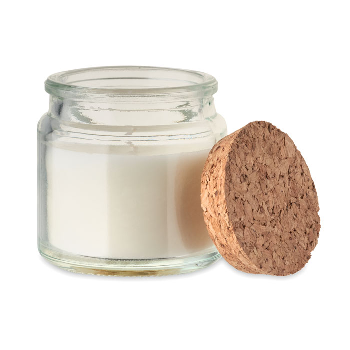 Candela in cera vegetale 70 gr Beige item picture 1