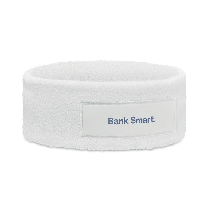 Headband in polycotton Bianco item picture printed