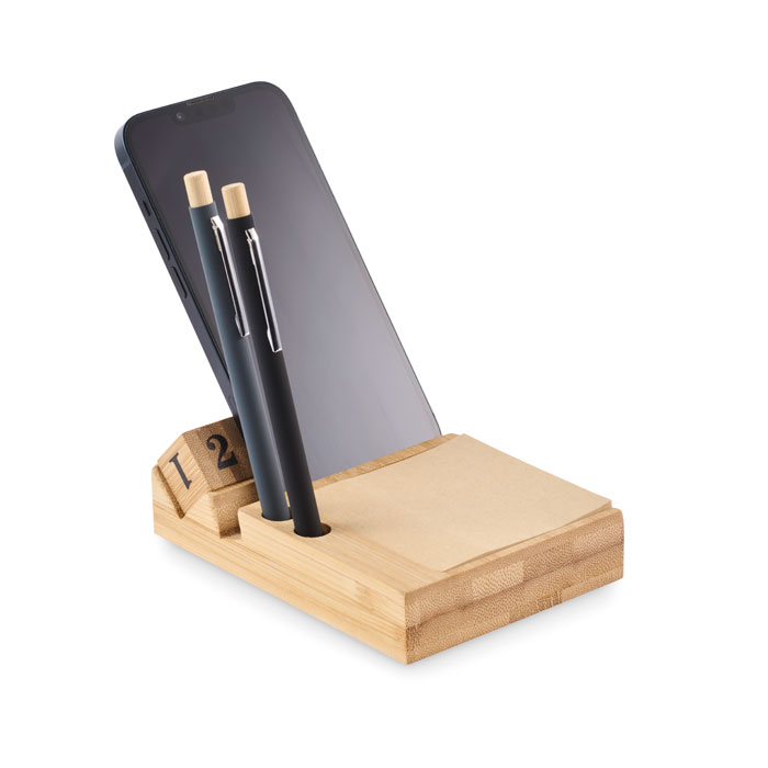 Bamboo desktop calendar Legno item picture top