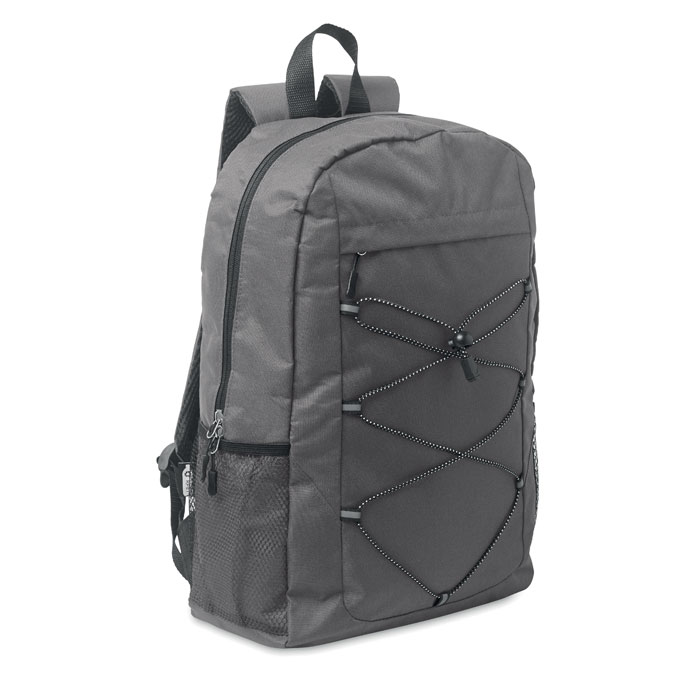 600D RPET polyester backpack Grigio Pietra item picture front