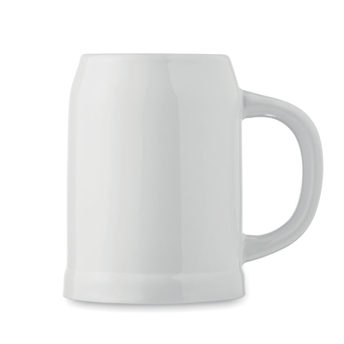 Sublimation beer mug 500 ml Bianco item picture open