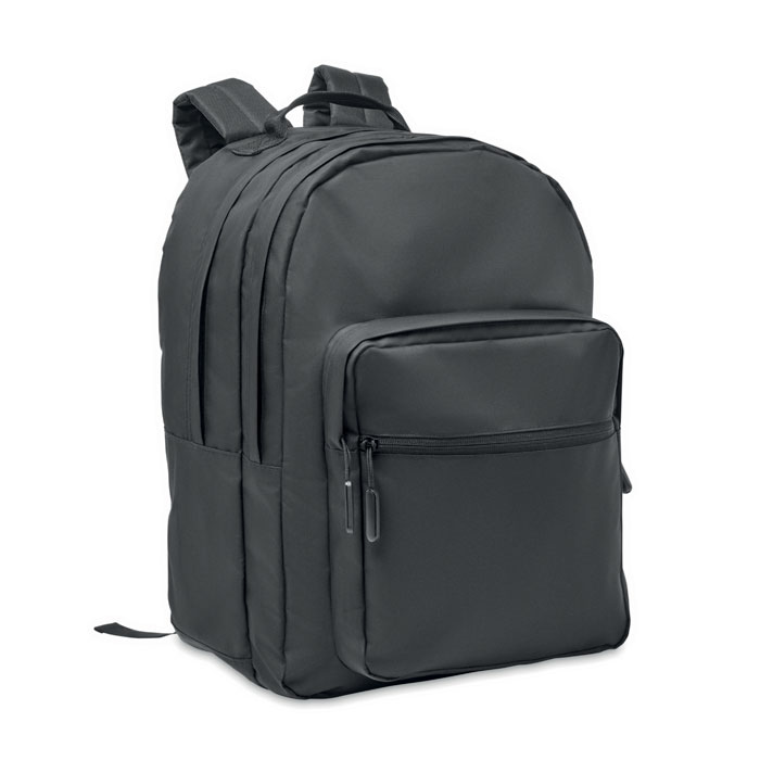 300D RPET laptop backpack Nero item picture front