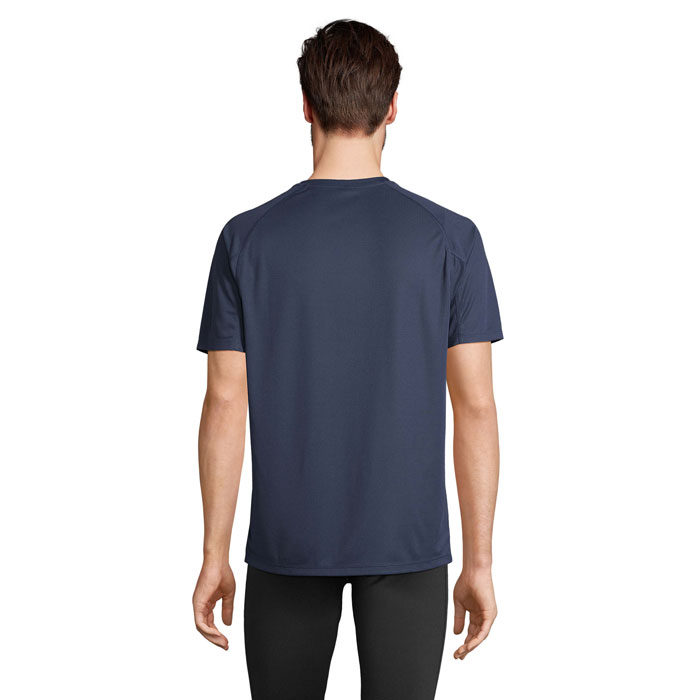 VORTEX RAGLAN T-SHIRT Blu Scuro Francese item picture back