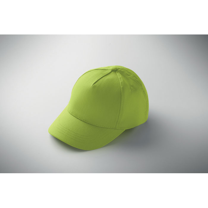 5 panel kids baseball cap Lime item picture 7