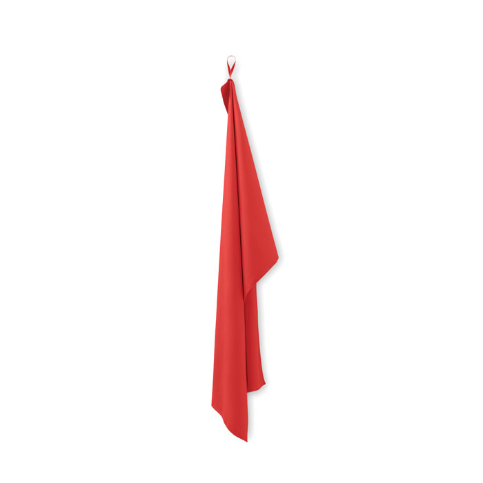 Asciugamano in microfibra Rosso item picture front