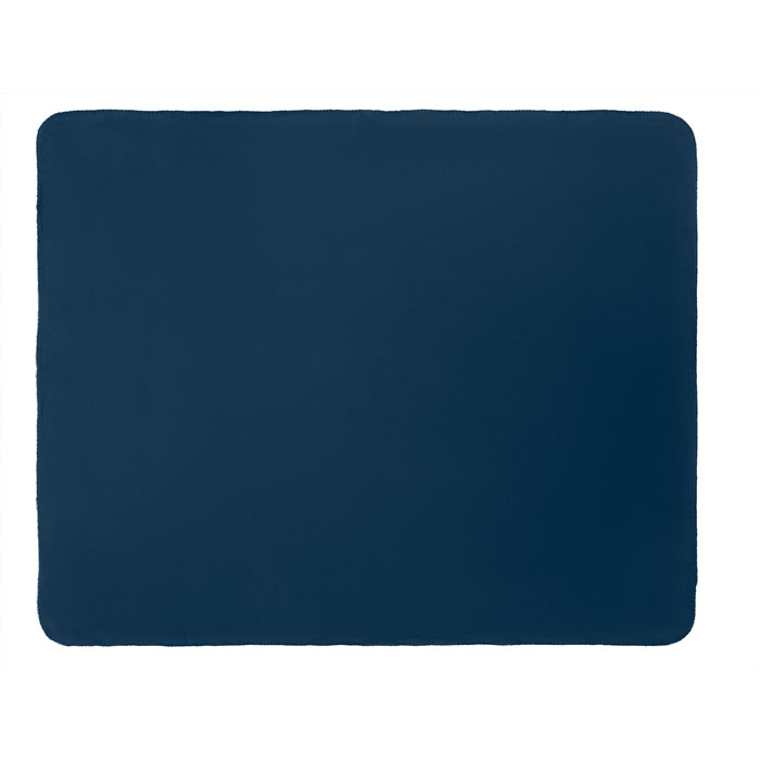 RPET fleece blanket 130gr/m² Blu item picture back