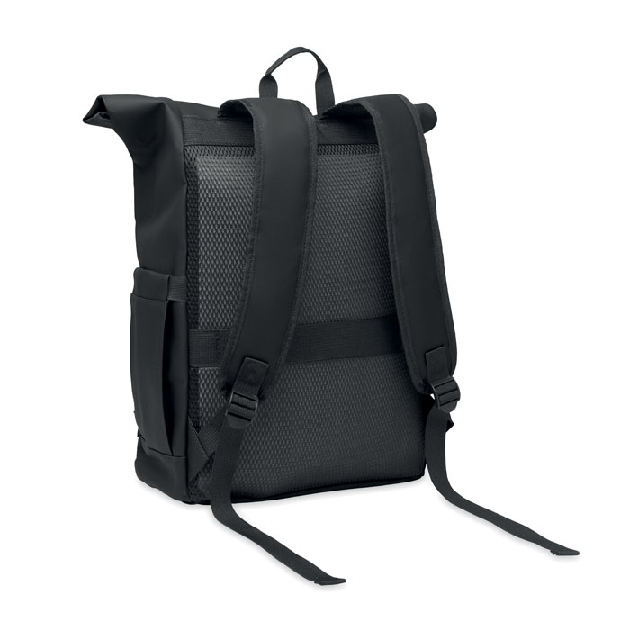 Zaino Rolltop per laptop 600D Nero item picture 1