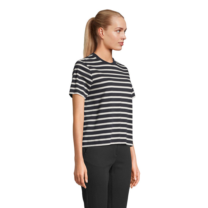 LEGEND DONNA MAGLIETTA Navy|Off White item picture side