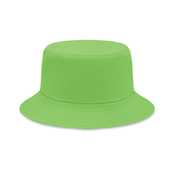 Brushed 260gr/m² cotton sunhat Lime item picture front