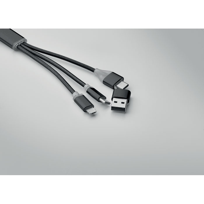 4 in 1 charging cable type C Nero item picture 4