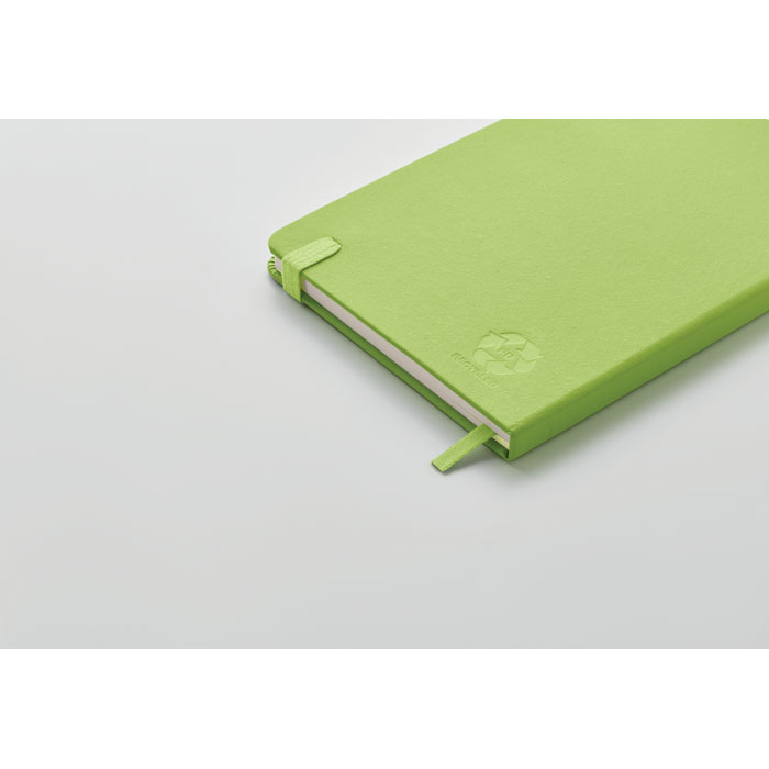 Notebook A5 in PU riciclato Lime item detail picture