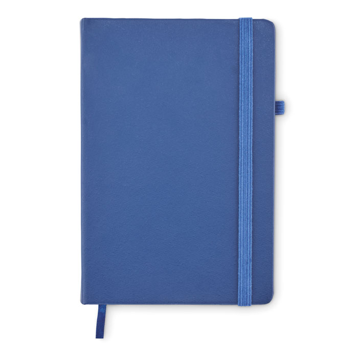 Recycled Leather A5 notebook Blu item picture side